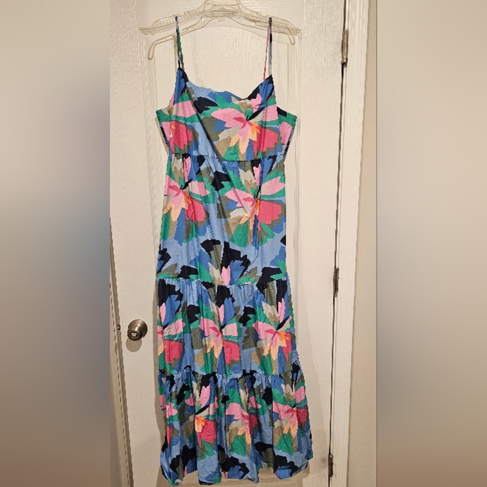 GAP Blue Floral Maxi Dress